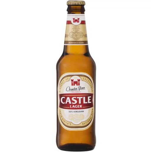 Castle lager bottle