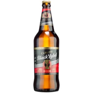 Bottle of Carling Black Label